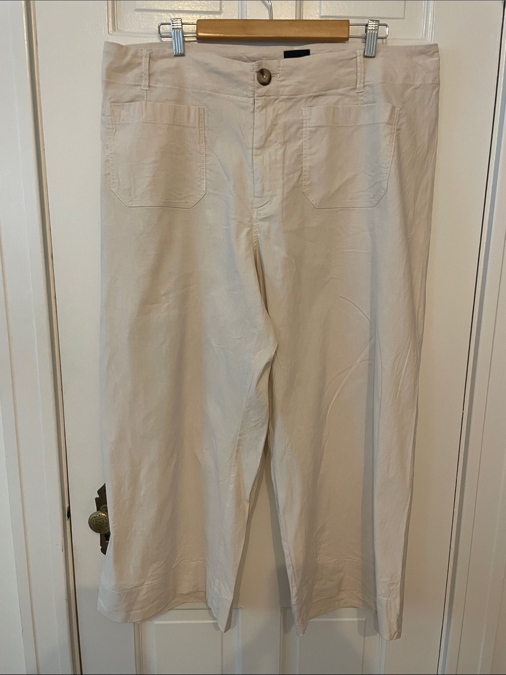 Maeve Anthropologie Colette Wide Leg Crop Pants 18W
